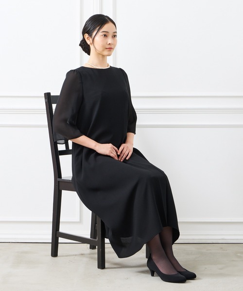 AIMER ワンピース 「夏用喪服・礼服」マシンウォッシャブル