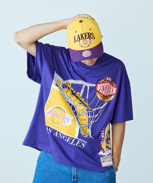 【タグ付き】NBA Tシャツ　ミッチェル&ネス ミッチェル&ネス NBAトレイ・ヤング ビッグフェイスTシャツ 新品