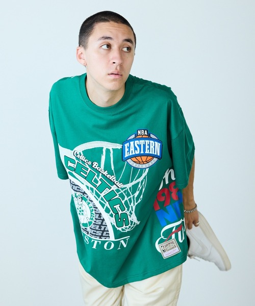 Mitchell&Ness tシャツ Mitchell＆Ness/ミッチェル＆ネス Logo