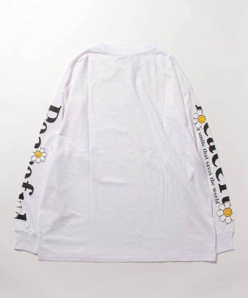 「SMILEY FACE」 長袖Tシャツ M ブラック系その他3 メンズ