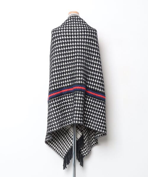 「RANAN」 ニットポンチョ LL ブラック系その他 レディース_画像2