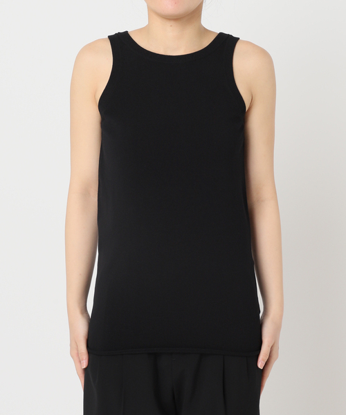 タンクトップ ノースリーブ “O”COTTON NAYLON TANK：タンクトップ レディース