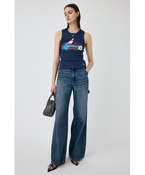 MOUSSY（マウジー） タンクトップ ノースリーブ OP GRAPHIC タンク