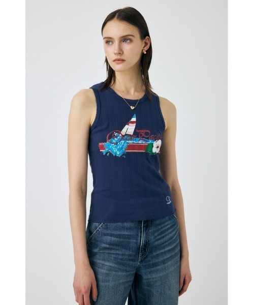 MOUSSY（マウジー） タンクトップ ノースリーブ OP GRAPHIC タンク