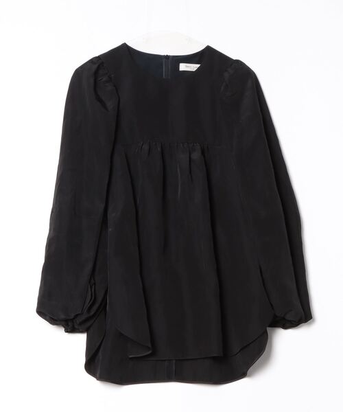 「Demi-Luxe BEAMS」 半袖ブラウス 38 ブラック レディース
