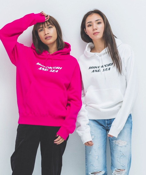 パーカー 「mikomori × WINDANDSEA」 HOODED PARKA(C0310) レディース メンズ WIND AND SEA パーカー 「mikomori × WINDANDSEA」 HOODED PARKA