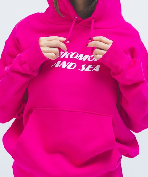 WIND AND SEA ピンク パーカー Mサイズ WIND AND SEA（ウィンダンシー） パーカー 「mikomori × HOODED PARKA