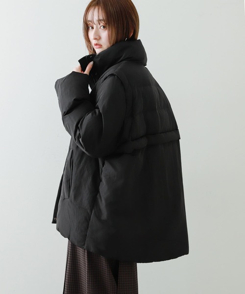 SENSE OF PLACE by URBAN RESEARCH ダウンジャケット ONE アイボリー