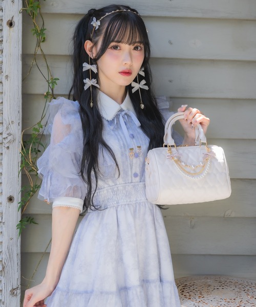 ROJITA ハンドバッグ ハートキルティングチェーンBAG : ZOZOTOWN