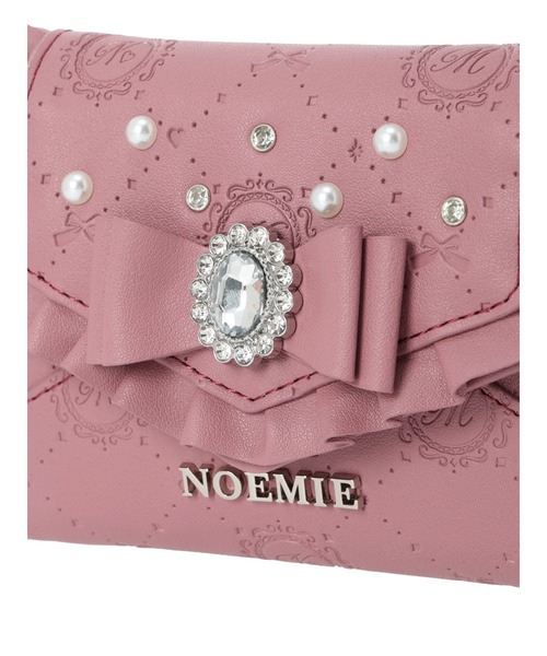 NOEMIE（ノエミー） 財布 ビジューリボンモノグラムウォレット