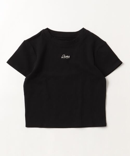 「RVCA」 半袖Tシャツ L ホワイト レディース