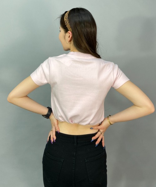 「RVCA」 半袖Tシャツ L ホワイト レディース