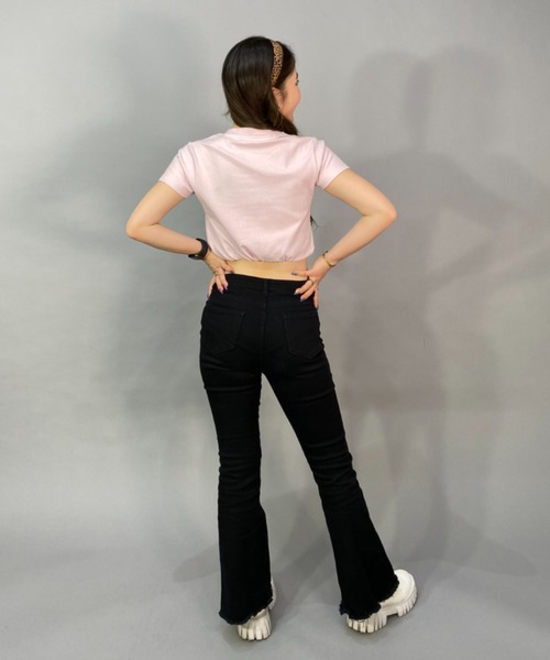 「RVCA」 半袖Tシャツ L ホワイト レディース
