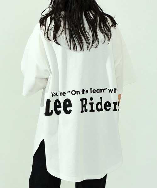 「Lee」 半袖Tシャツ MEDIUM レッド レディース