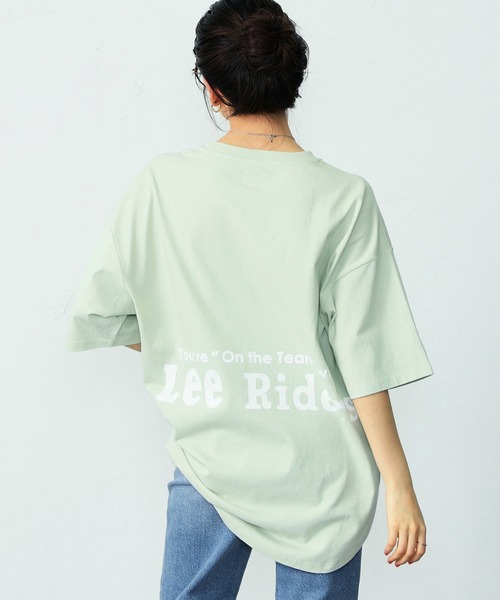 「Lee」 半袖Tシャツ MEDIUM レッド レディース