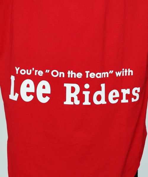 「Lee」 半袖Tシャツ MEDIUM レッド レディース