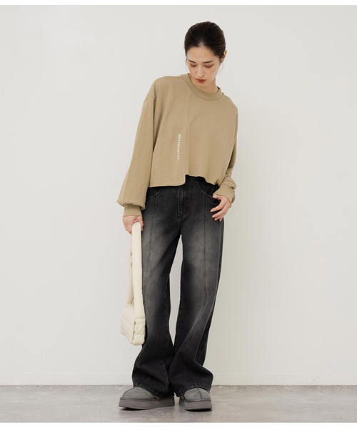 「ANAP」 加工デニムパンツ S ブルー レディース