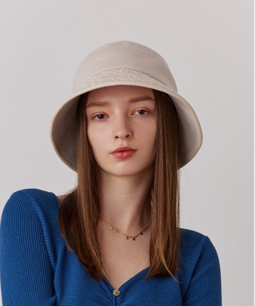 シャポードオー　帽子 Chapeau d' O CasAllies Ribbon Headwrap | 57.5cm(75) BLACK(01