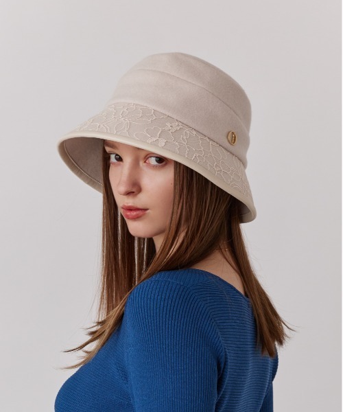 Chapeau d' O（シャポードオー） 帽子 ハット Race Brim Beaver Cloche