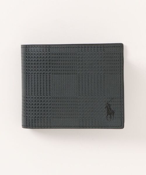 RRL レザー ビルフォールド POLO RALPH LAUREN（ポロ・ラルフローレン） 財布 エンボスレザー ビル