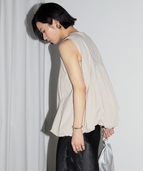 「leimn」 ノースリーブトップス M ブラック レディース_画像5