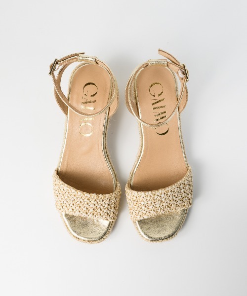 「GAIMO」 ヒールサンダル 37 アイボリー レディース_画像2