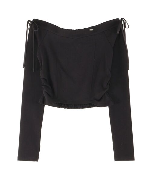 EATME（イートミー） tシャツ 「SETUP」リボンオフショルダーTOP 