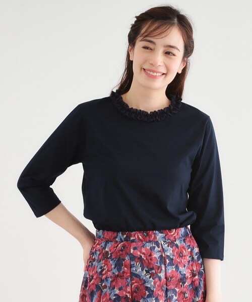 トップス Laura LAURA ASHLEY（ローラアシュレイ） tシャツ 「人気デザイン！7分袖