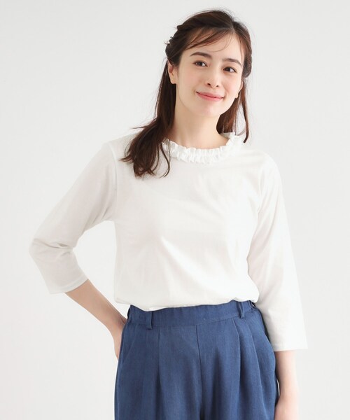 LAURA ASHLEY（ローラアシュレイ） tシャツ 「人気デザイン！7分袖