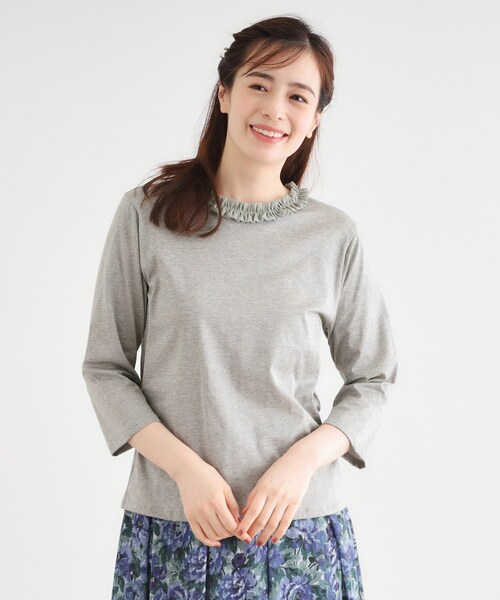 LAURA ASHLEY（ローラアシュレイ） tシャツ 「人気デザイン！7分袖
