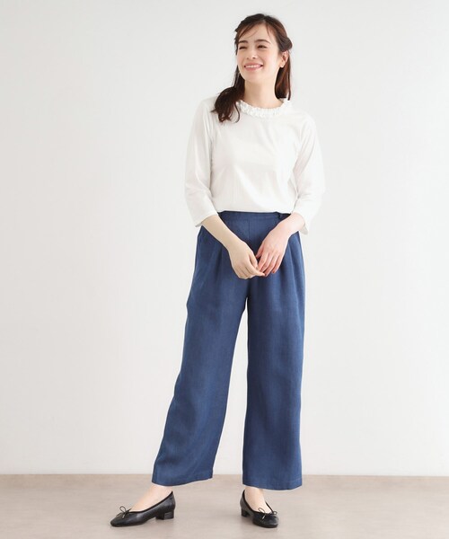 LAURA ASHLEY（ローラアシュレイ） tシャツ 「人気デザイン！7分袖 