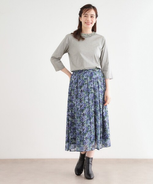 LAURA ASHLEY（ローラアシュレイ） tシャツ 「人気デザイン！7分袖