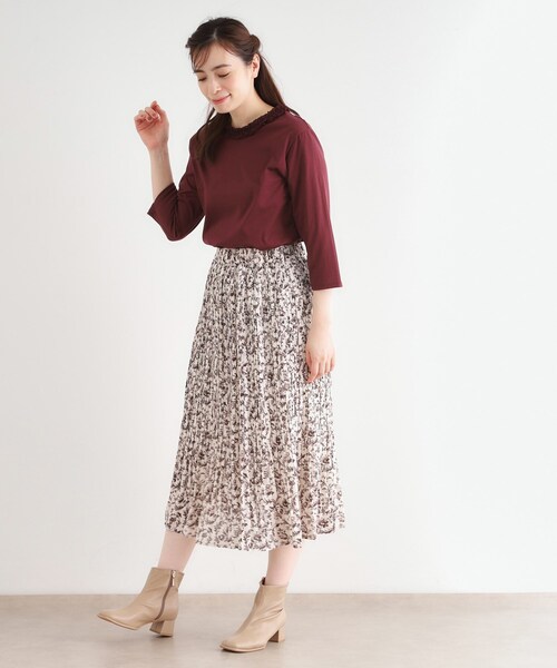 LAURA ASHLEY（ローラアシュレイ） tシャツ 「人気デザイン！7分袖