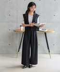 ワイドパンツ スラックス パンツ 「 オフィス...の詳細画像3