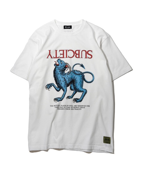 「Subciety」 半袖Tシャツ X-LARGE ブラック メンズ_画像3