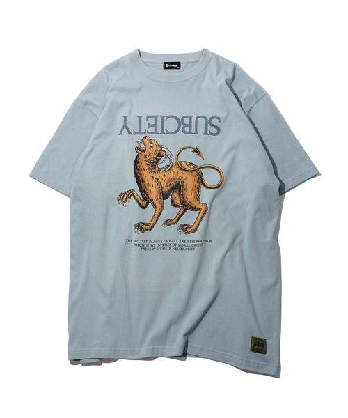 「Subciety」 半袖Tシャツ X-LARGE ブラック メンズ_画像5