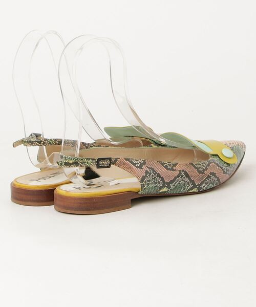 「POLLINI」 フラットサンダル 36.5 ピンク レディース_画像2