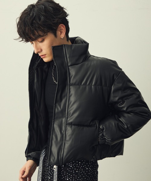 ジャケット・アウター   / short puffer down jacket Calvin Klein / short puffer down jacket