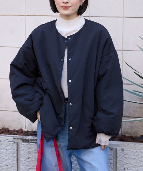 MONO-MART（モノマート） コート アウター 2WAY ノーカラー オーバー