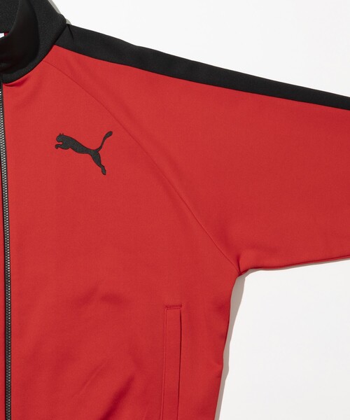 PUMA（プーマ） ジャージブルゾン MEDIUM レッド メンズ : ZOZOTOWN