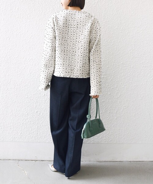 troisiemeCHACO（トロワズィエムチャコ） ジャケット ノーカラー