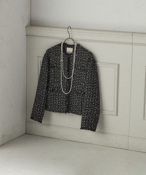 troisiemeCHACO（トロワズィエムチャコ） ジャケット ノーカラー