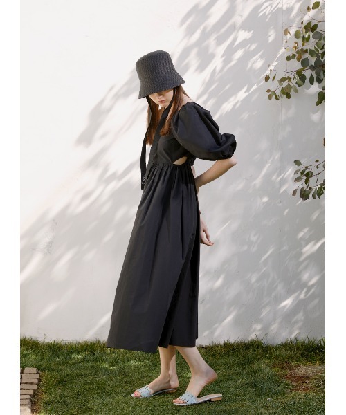 「COEL」 半袖ワンピース 36 ブラック レディース_画像8