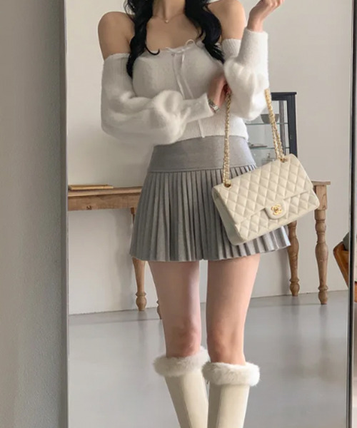 スカート インナーパンツ付き プリーツミニスカート : ZOZOTOWN Yahoo