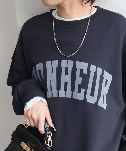 ぴえろページ Pierrot（ピエロ） トレーナー スウェット オーバーサイズロゴ