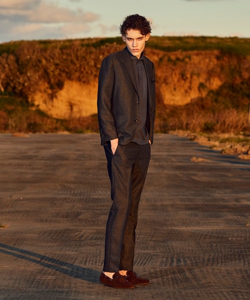 MEN'S BIGI（メンズビギ） スラックス 「ACTIVE TAILOR」カラミ
