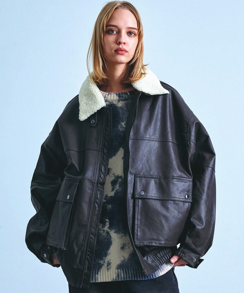 Revo. ブルゾン アウター 「襟ボアが取り外し可能な2WAY」ヴィンテージ