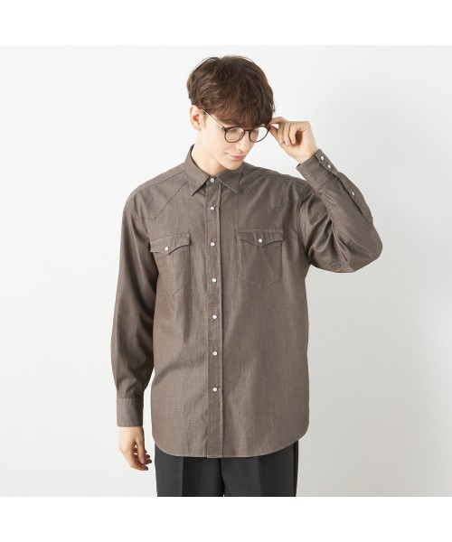 SUIT SELECT シャツ 「RBC」シャツ/インディゴ染 メンズ : ZOZOTOWN