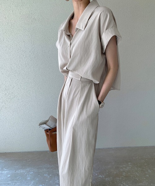 「COCOMOMO」 セットアップ L グレー レディース_画像3