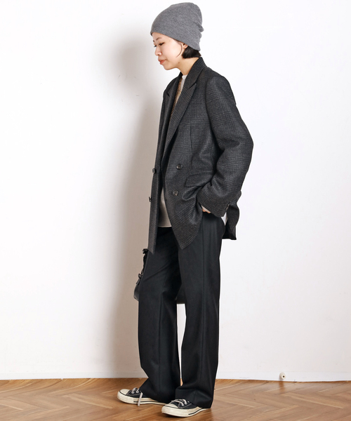 AP STUDIO ジャケット テーラードジャケット グレンチェックダブル